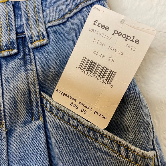 Free People Denim Midi Skirt - Picture 5 of 10